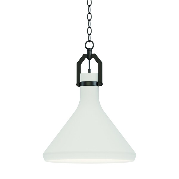 Maxim Lighting Lumi 13 White Plaster Pendant 12383WTBK - main